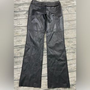 Kelli Kouri Leather Vtg 90s Genuine Lamb Strap Buckle Moto Rockstar NWT